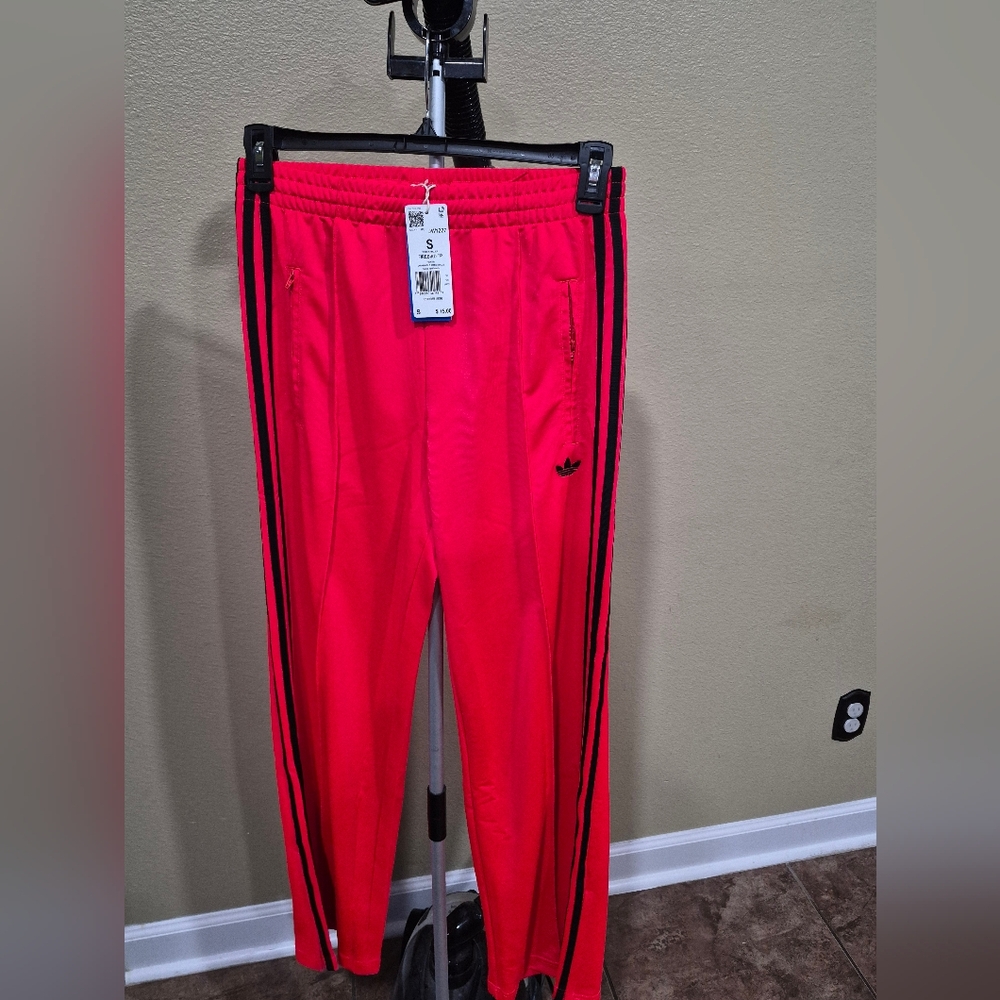 Adidas Adicolor Women's Classic Firebird Loose Track Pants Red JW1227 Size S